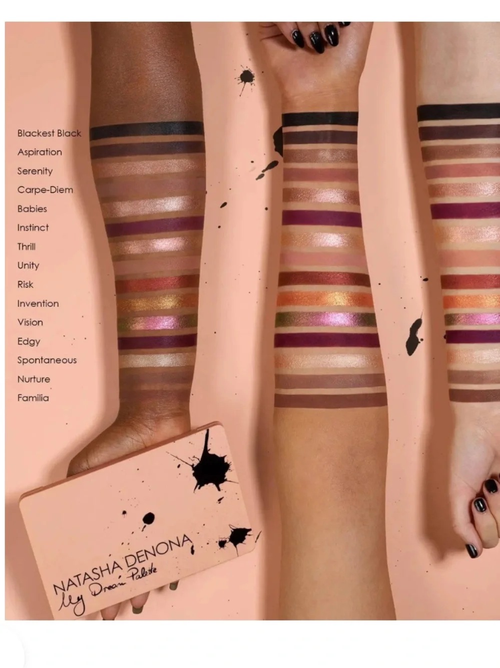 Natasha Denona Eyeshadow My Dream Palette - Plum, Rose, Copper NIB